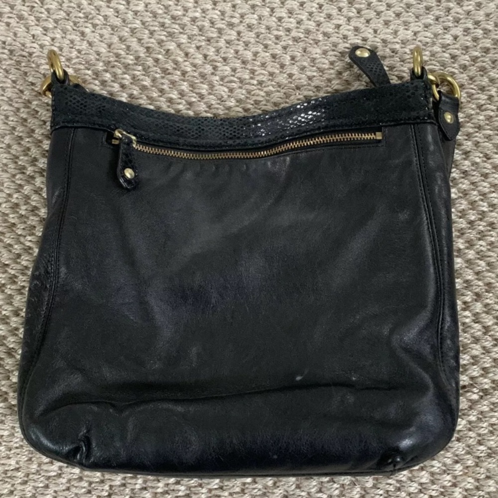 EUC Women’s Black Leather Coach Handbag - Picture 3 of 5